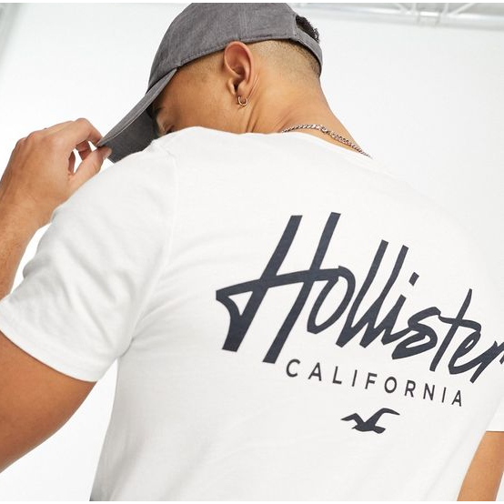 KATUN Hollister เสื้อยืดผ้าฝ้ายพรีเมี่ยมคุณภาพสูง Hollister California