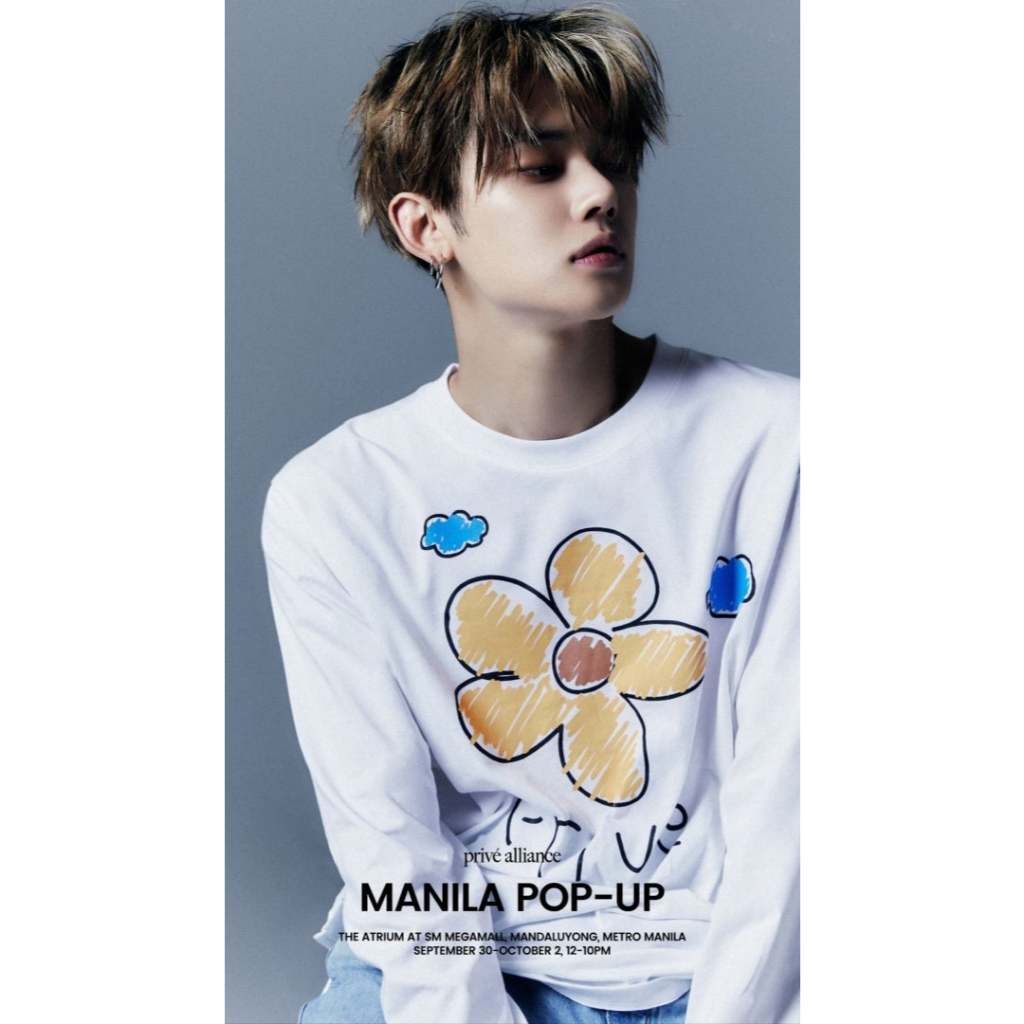 เสื้อยืดแขนยาว Prive Flower Yeonjun TXT Tomorrow x ร่วมกัน