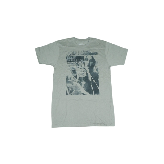 เสื้อยืด Ellie Goulding เสื้อยืด Delirium สีเทา