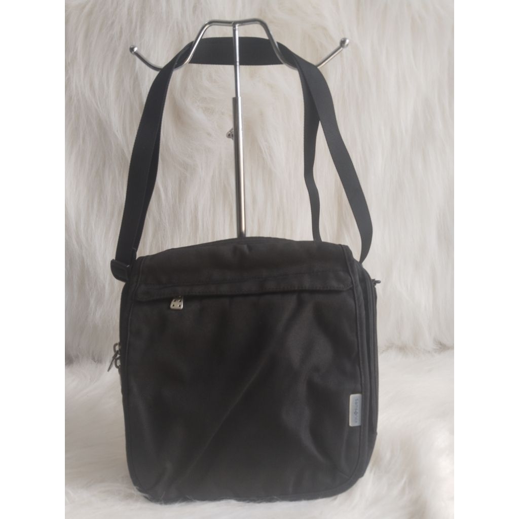 SAMSON Samso nite, samsonite, samsonite, กระเป๋าสะพายข้างผู้ชาย samsonite!เต, ครอสบอดี้. วัสดุไนลอน