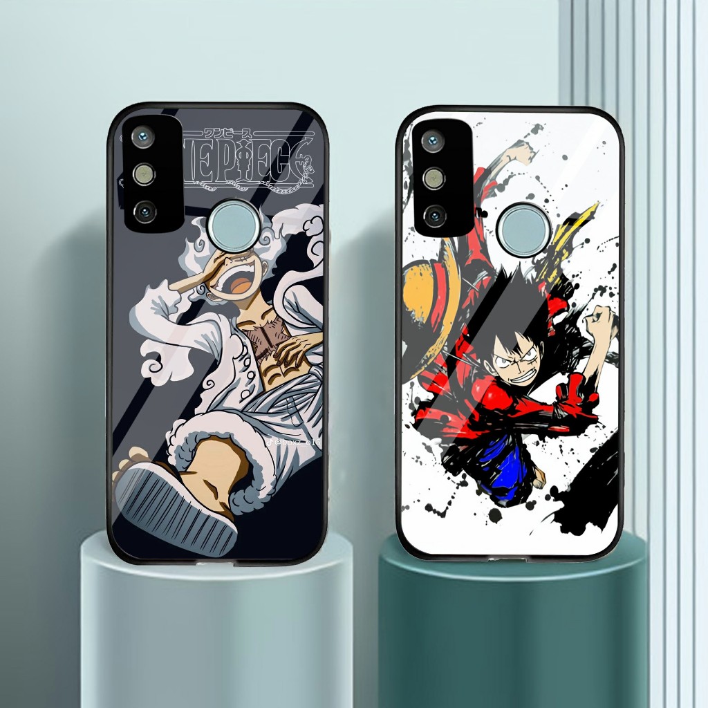 HP Tecno Spark 6 GO Glass Softcase - เคสโทรศัพท์ Tecno Spark 6 GO (L157)