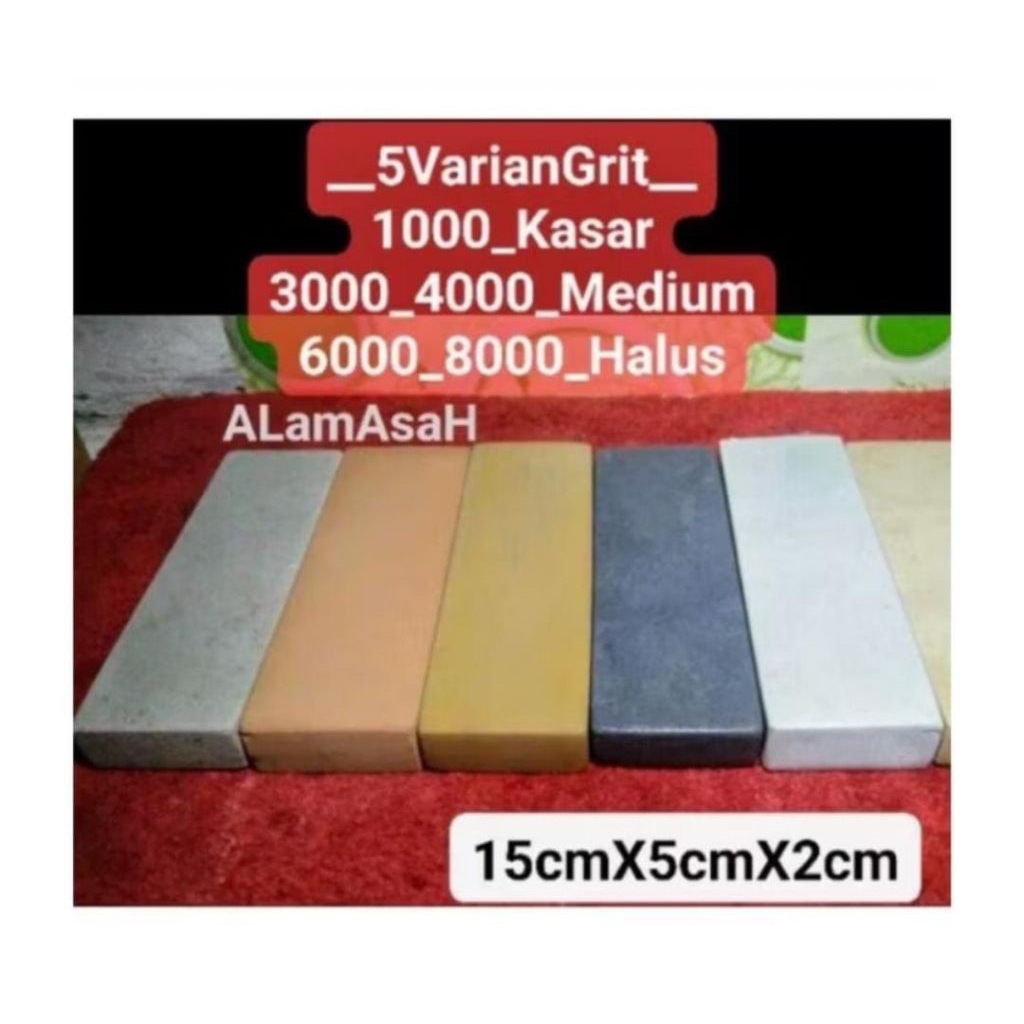 NATURAL SHARPENING STONE แพ็คเกจ 3 ชิ้น