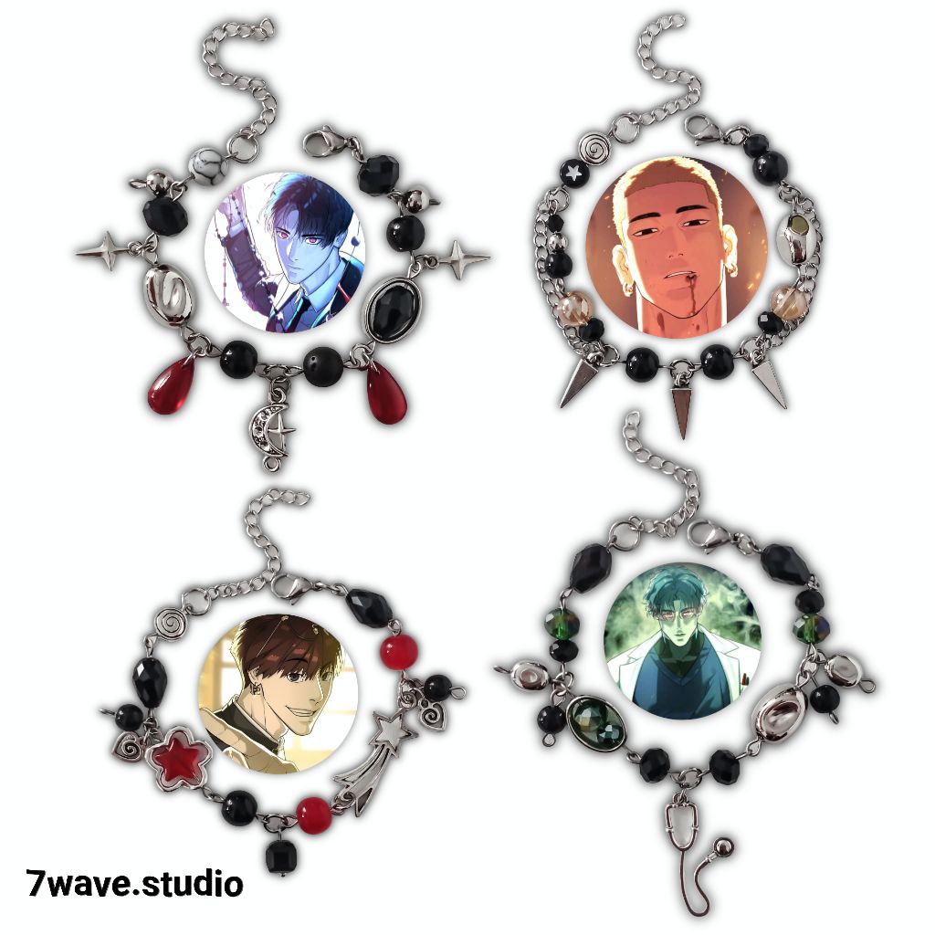 พวงกุญแจสร้อยข้อมือลูกปัด Killer peter ห้อยโทรศัพท์