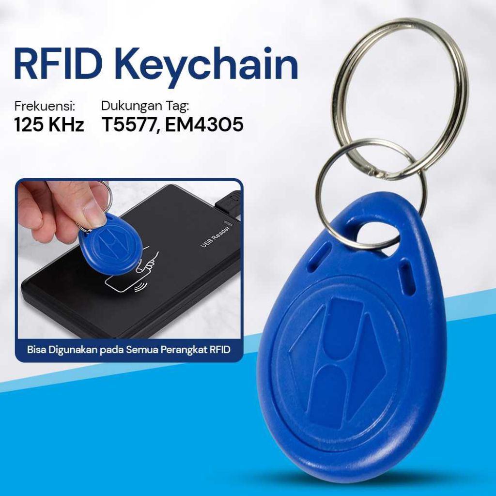 GANTUNGAN RFID Tag Key พวงกุญแจ ABS กันน้ํา 1 ชิ้น - KF02-5200
