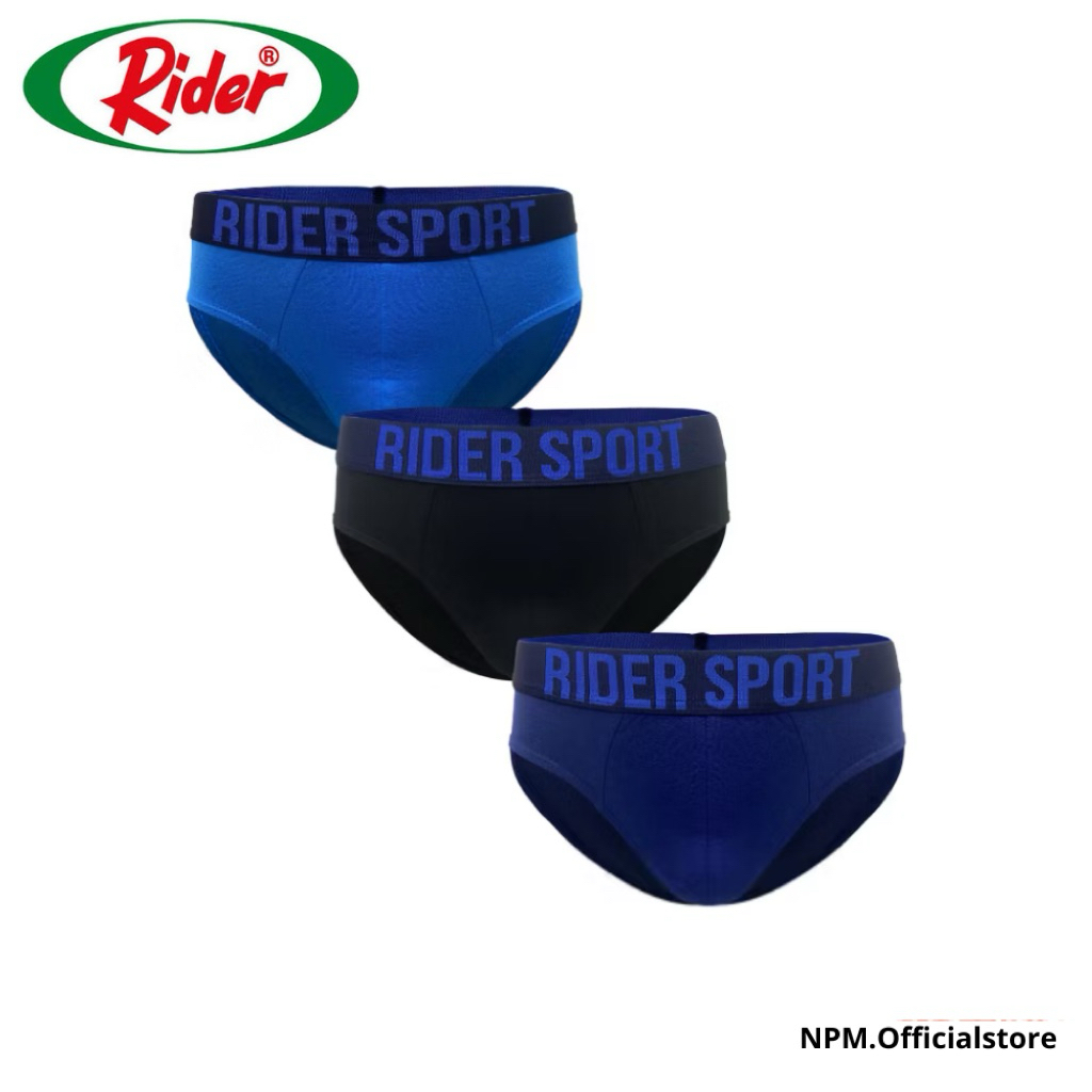 KATUN NPM - กางเกงใน 3 ชิ้น [ Rider sport / R781B] ผ้าคอตตอน 100%