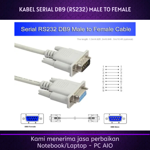 DB9 RS232 สายพี่สาว*