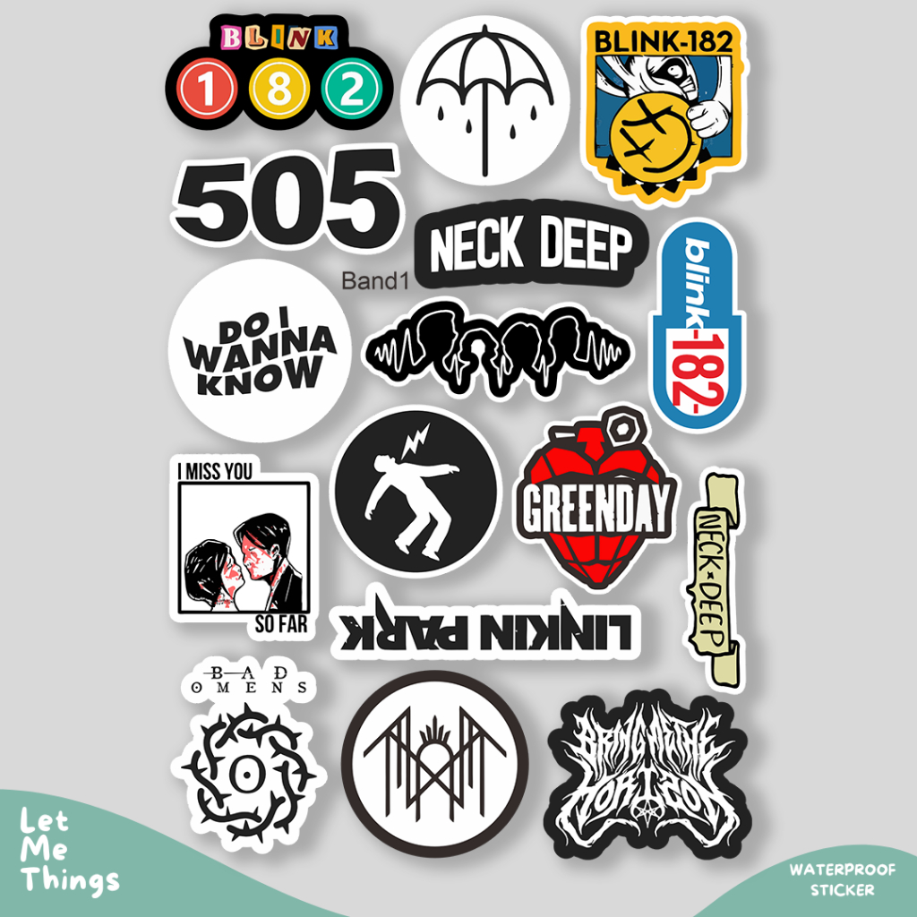 BMTH SLEEP TOKEN MCR สติ๊กเกอร์วงความงาม || เคสสติกเกอร์หมวกกันน็อค hp แล็ปท็อป tumbler board