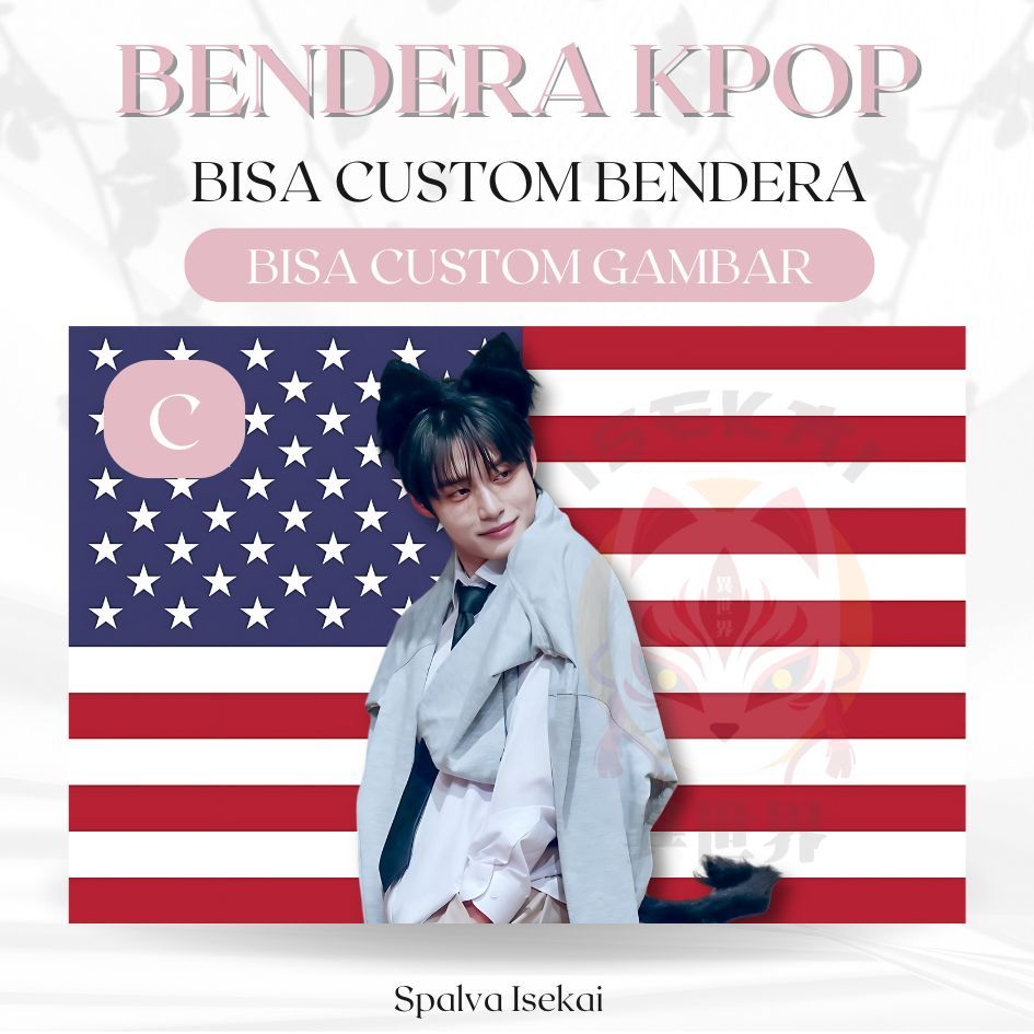 ธงอเมริกัน KPOP KIM JIWOONG ZEROBASEONE ZB1 / โปสเตอร์ KPOP / KPOP FLAG / KPOP Tapestry / Tapestry K