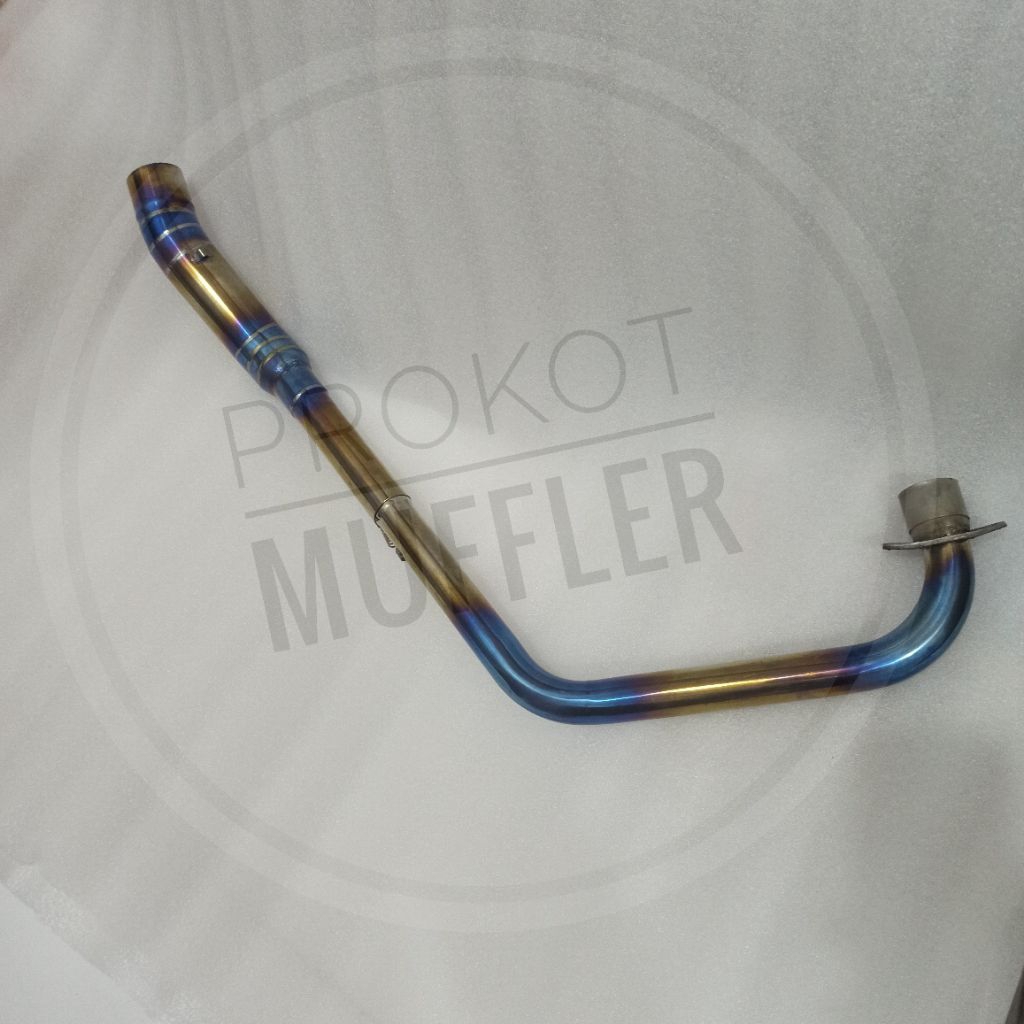 ท่อสแตนเลส 51 มม.ข้อศอกใหญ่สําหรับ Tmx125 150 155 rusi tc 125 150 175 Raider150 Rs150 Bajajct125 sky