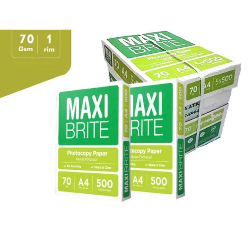 กระดาษ A4 Maxi 70gsm HVS