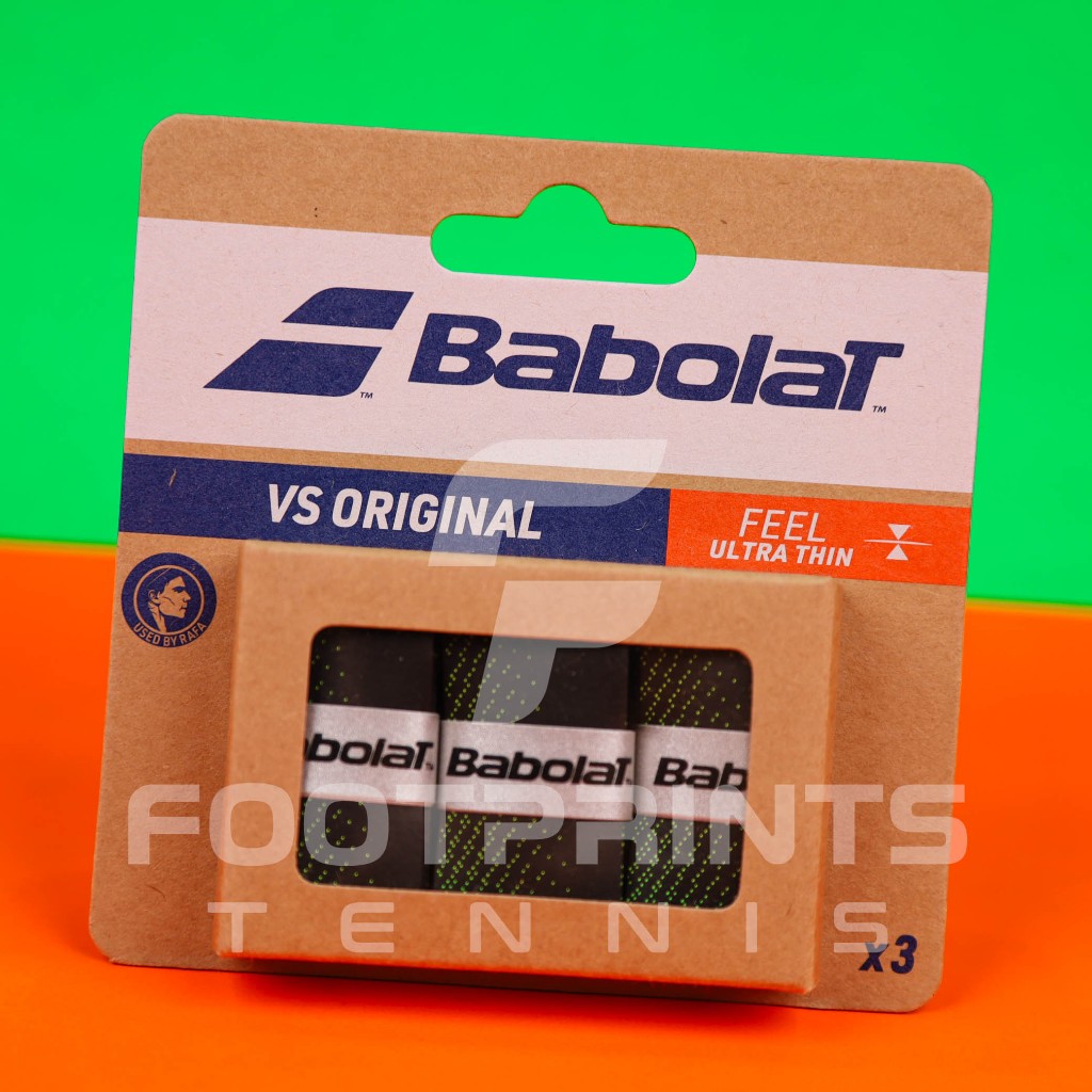 Babolat VS Original Dry Thin White Overgrip Original Grip Nadal