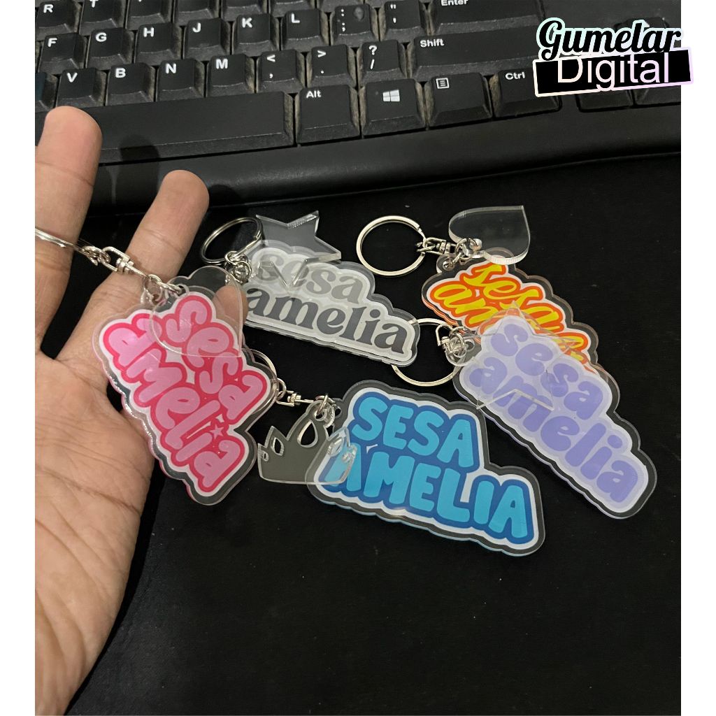 GANTUNGAN CUSTOM NAME KEYCHAIN FREE CUTE CUSTOM NAME KEYCHAIN FREE COUPLE KEYCHAIN