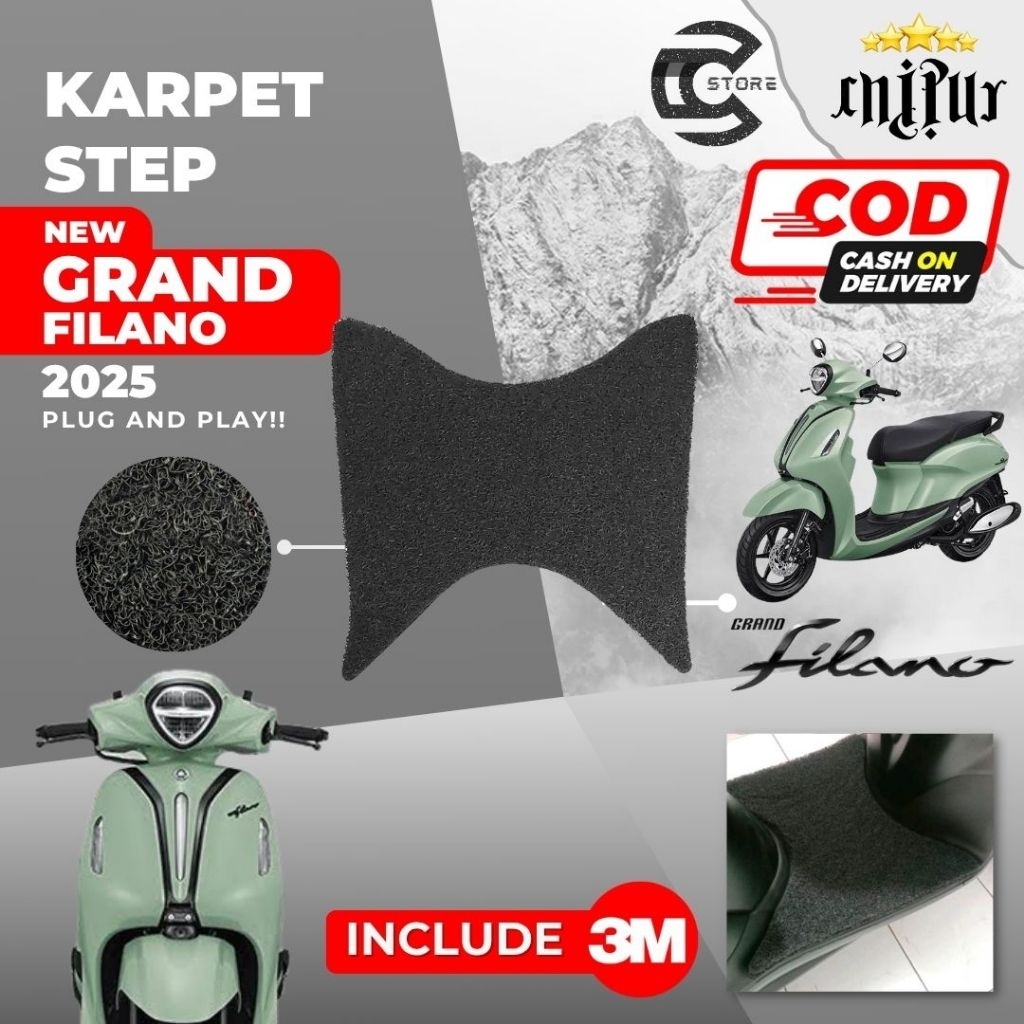 พรม Grand Filano 2025 ที่วางเท้า Grand Filano Yamaha Grand Filano / Filano 2025 พรม