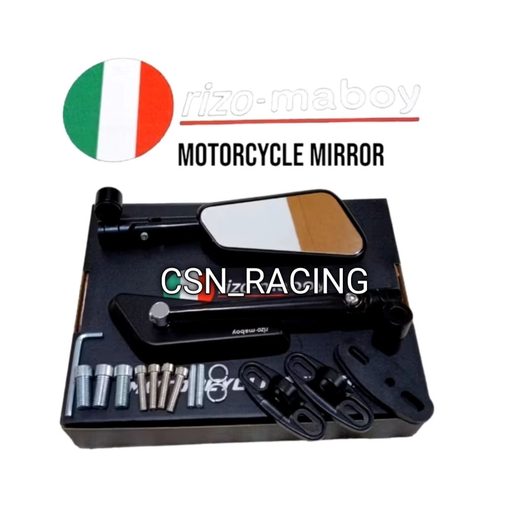 วงจรกระจก rizo maboy CNC black series กระจกแบน ประสิทธิภาพสูง มอเตอร์สากล