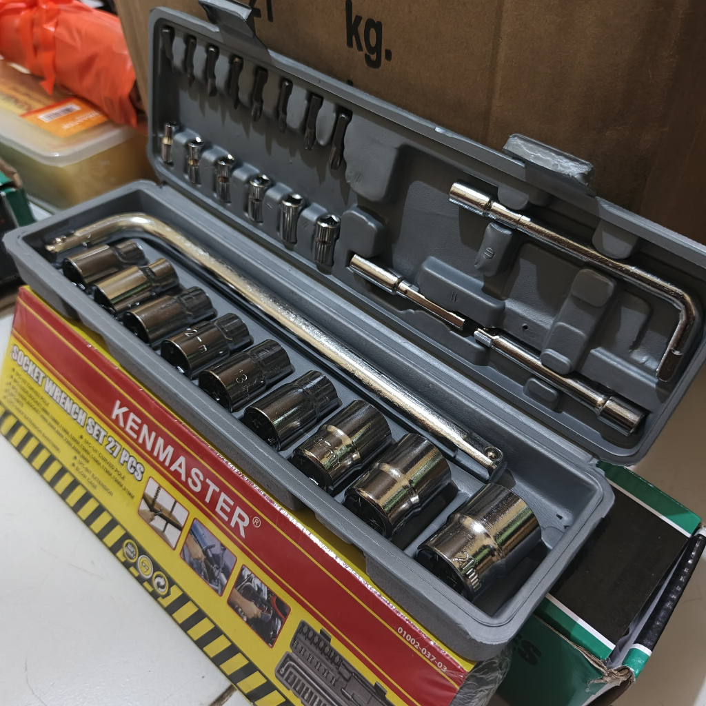 KENMASTER 27 ชิ้น WRENCH - Socket WRENCH / Motorcycle Socket Set - KCSO076 - SOCKET WRENCH