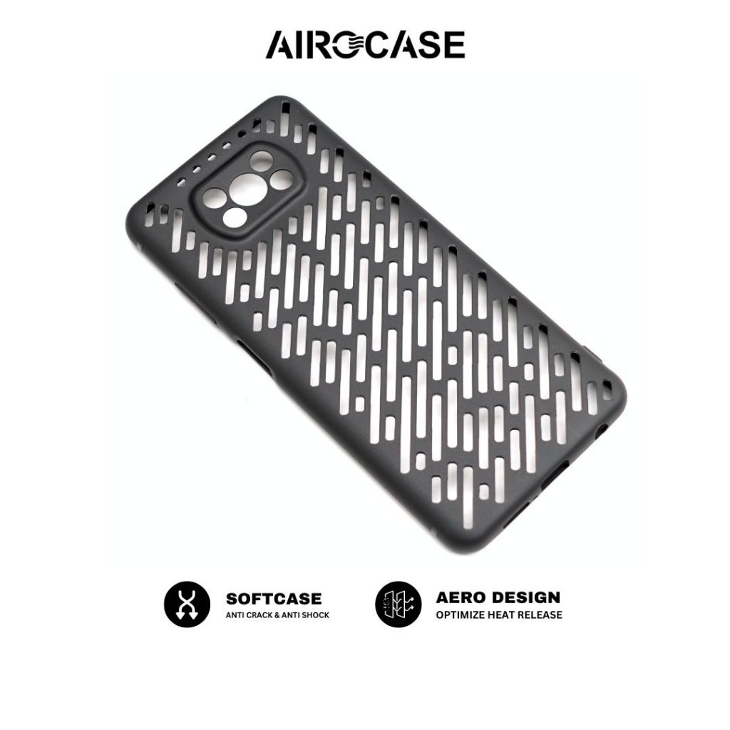 AIROCASE เคสนิ่มสําหรับ Xiaomi Poco X3, X3 Pro, X3 NFC