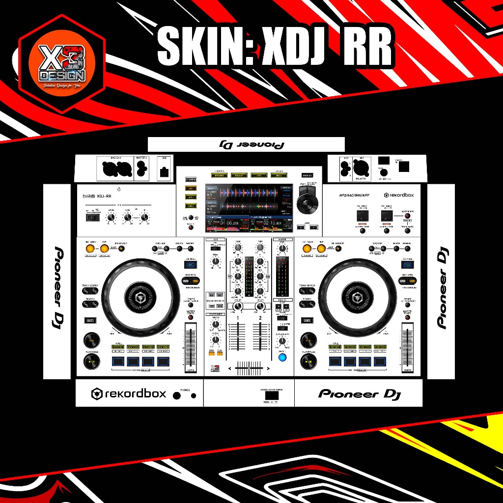 Garskin PIONEER XDJ-RR ออกแบบเองฟรี (ออกแบบฟรี)