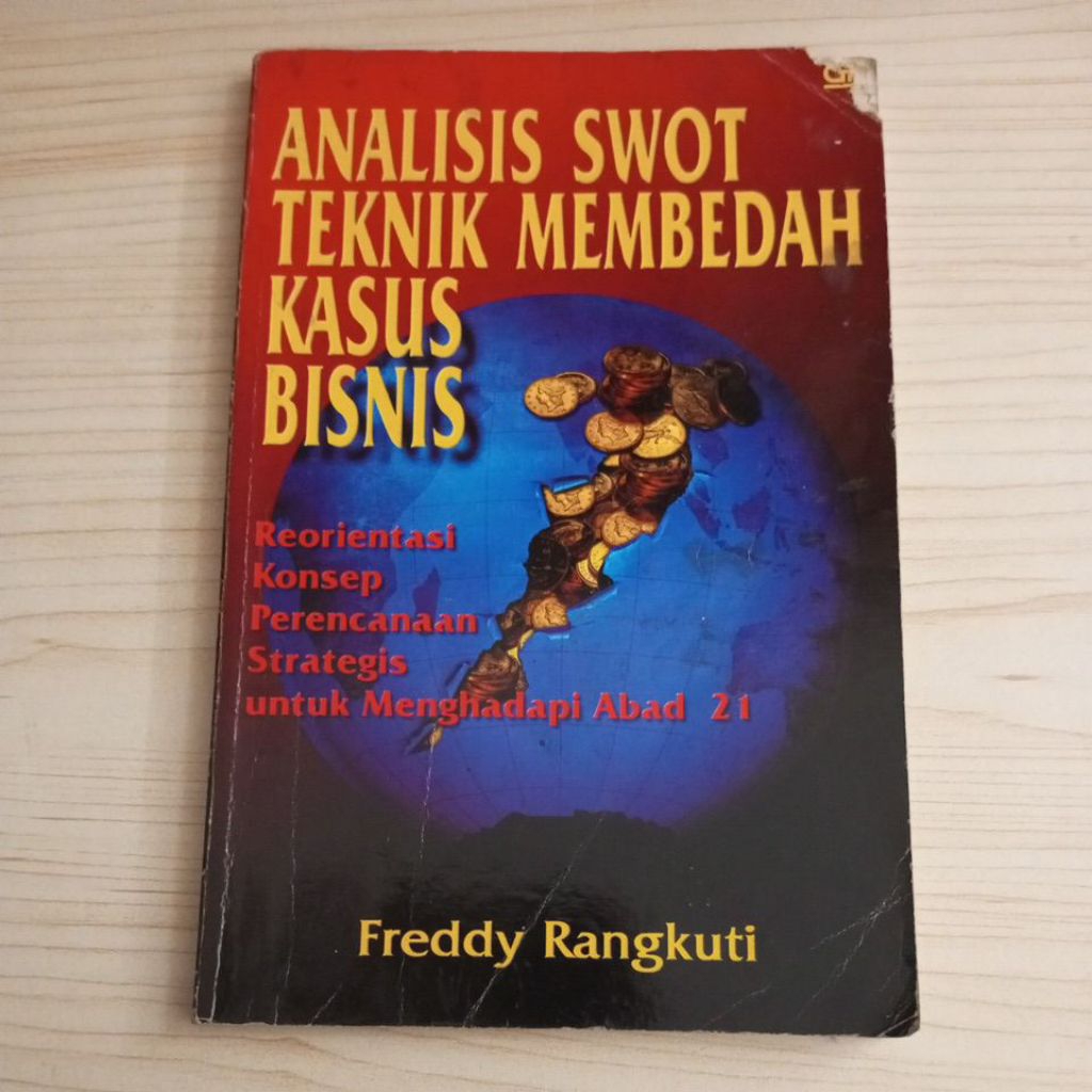 หนังสือ SWOT ANALYSIS บนเคสธุรกิจที่ผ่านการรับรองโดย FREDDY RANGKUTI