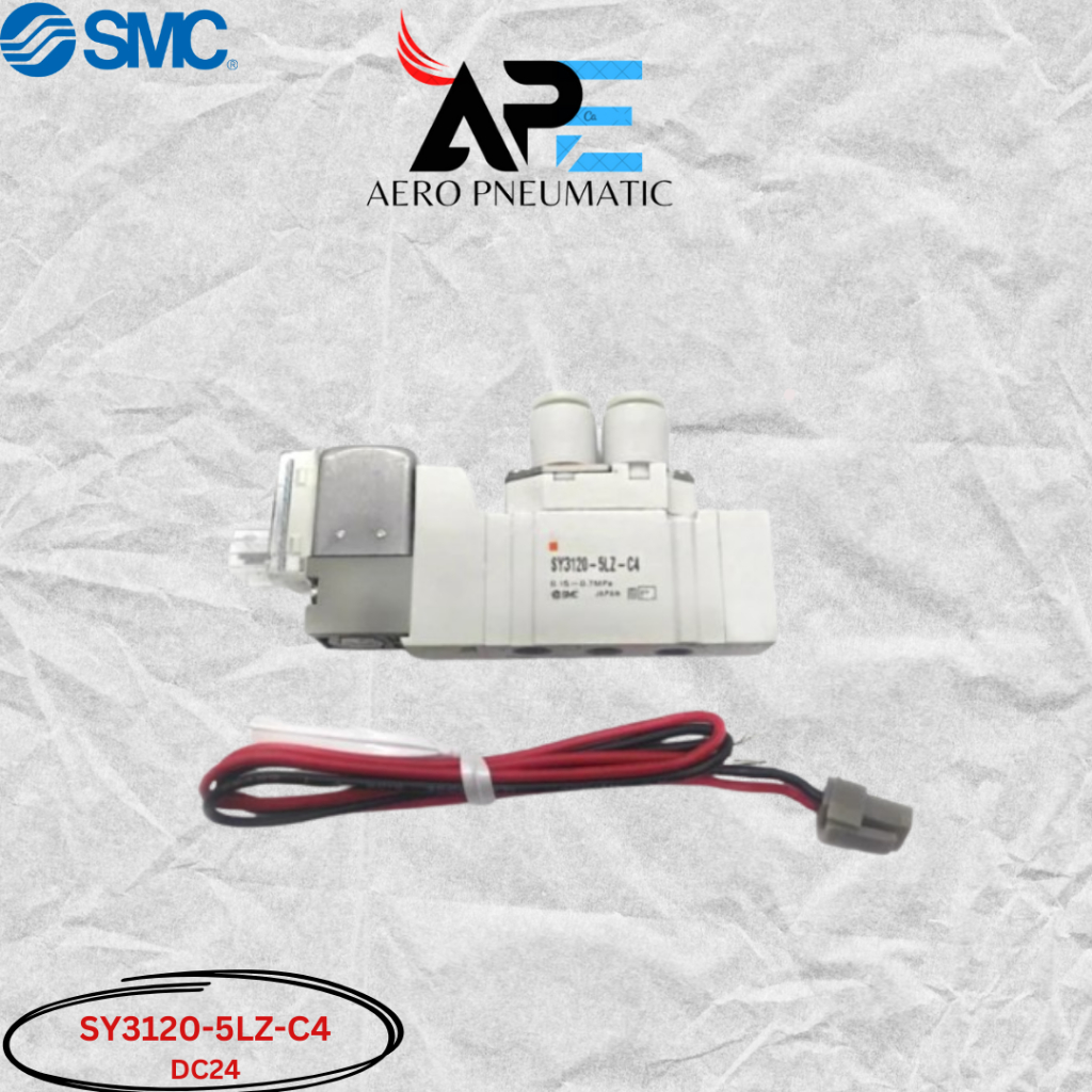 SMC SY3120-5LZ-C4 DC24 วาล์วโซลินอยด์วาล์ว