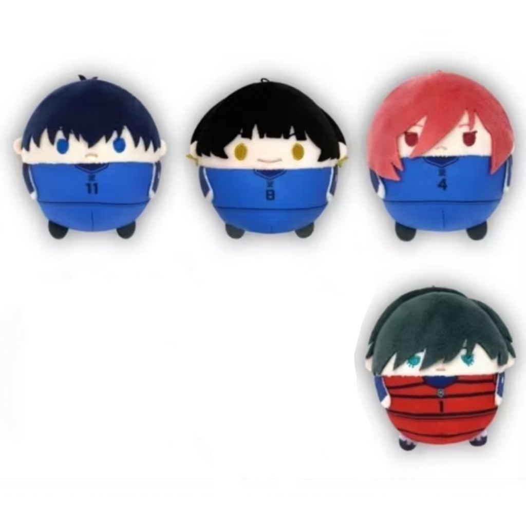 Fuwakororin พวงกุญแจ Plush Mascot Fuwa Blue Lock อะนิเมะพิเศษ Isagi, Bachira, Chigiri, Rei, Rin