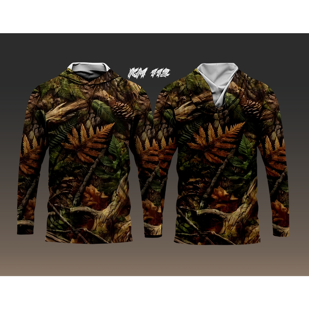 CAMO HUNTING HOODIE SHIRT / CAMO HUNTING JERSEY / HUNTING TOP