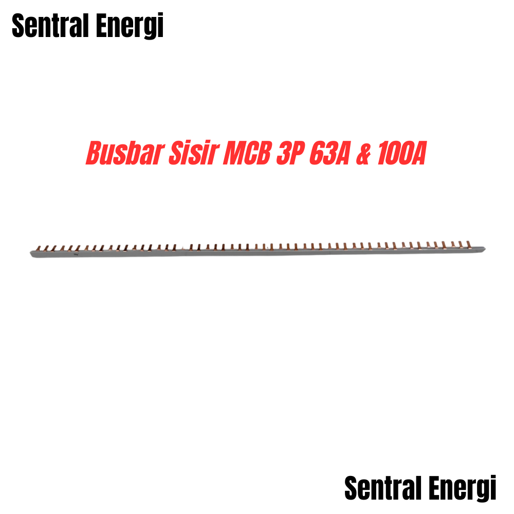 หวีบัสบาร์ MCB 3P 63A & 100A DV / หวี MCB ทองแดง 3P 63A & 100A DV