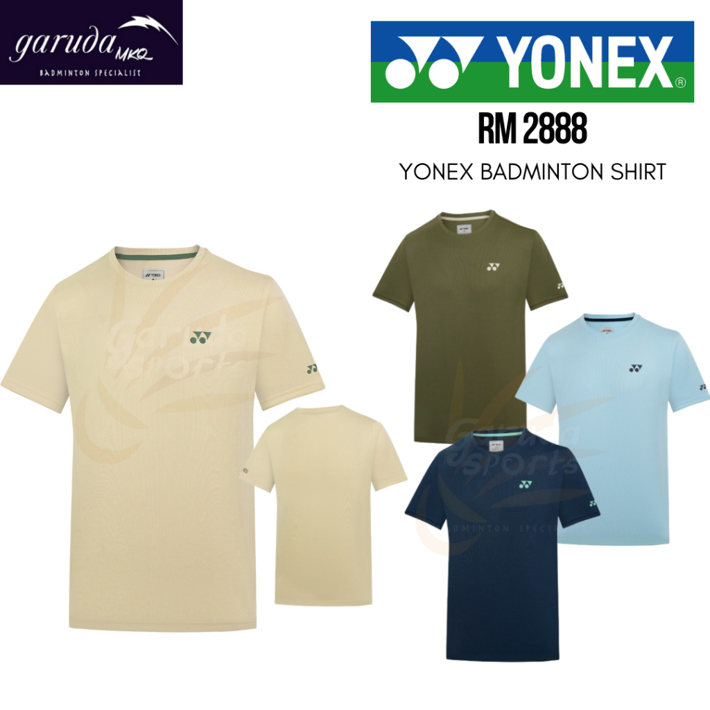 YONEX RM 2888 เสื้อผ้าลําลอง / YONEX RM2888 TSHIRT / YONEX MEN ROUND NECK TSHIRT