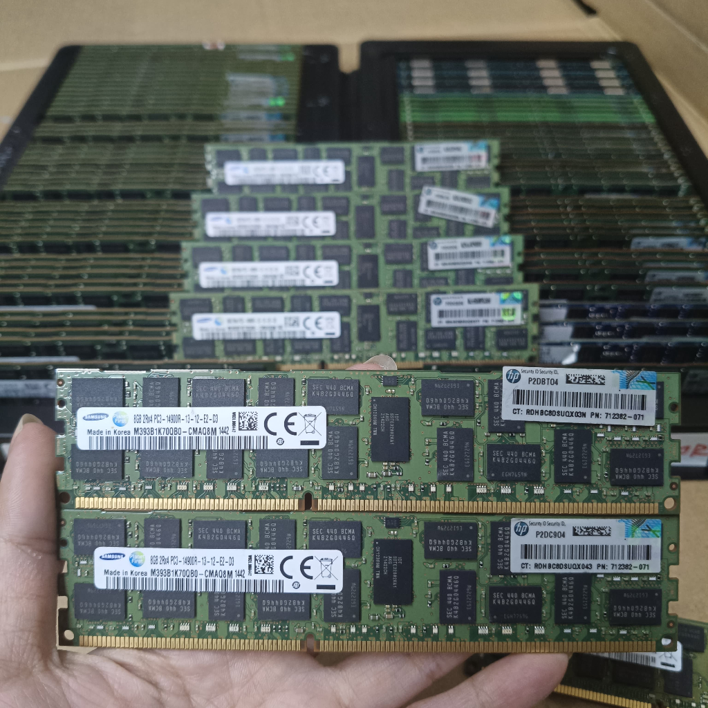 เซิร์ฟเวอร์ Ram/Memory Ddr3 Ecc ลงทะเบียน 8GB PC3-14900R ECC REGISTER