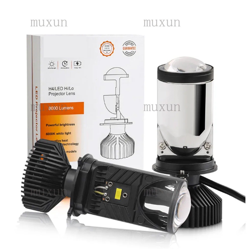 (ราคาโคม!!)1 PC Y9 H4 90W 20000LM อัตโนมัติไฟหน้ารถ LED 9003/HB2 H4 เลนส์ LED