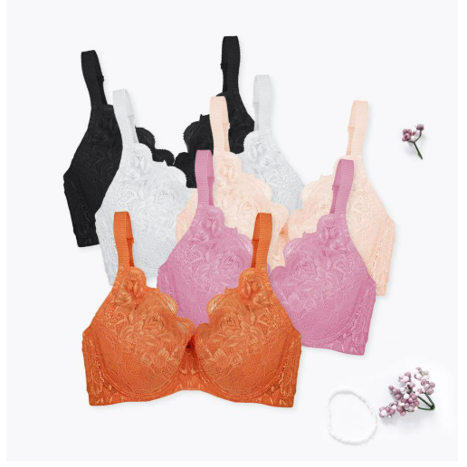 PUSH UP BRA THE BRAHOUSE 1507 LACE SIZE 36B (80B) 38B (B85) - พร้อม CREORA FIT TECHNOLOGY