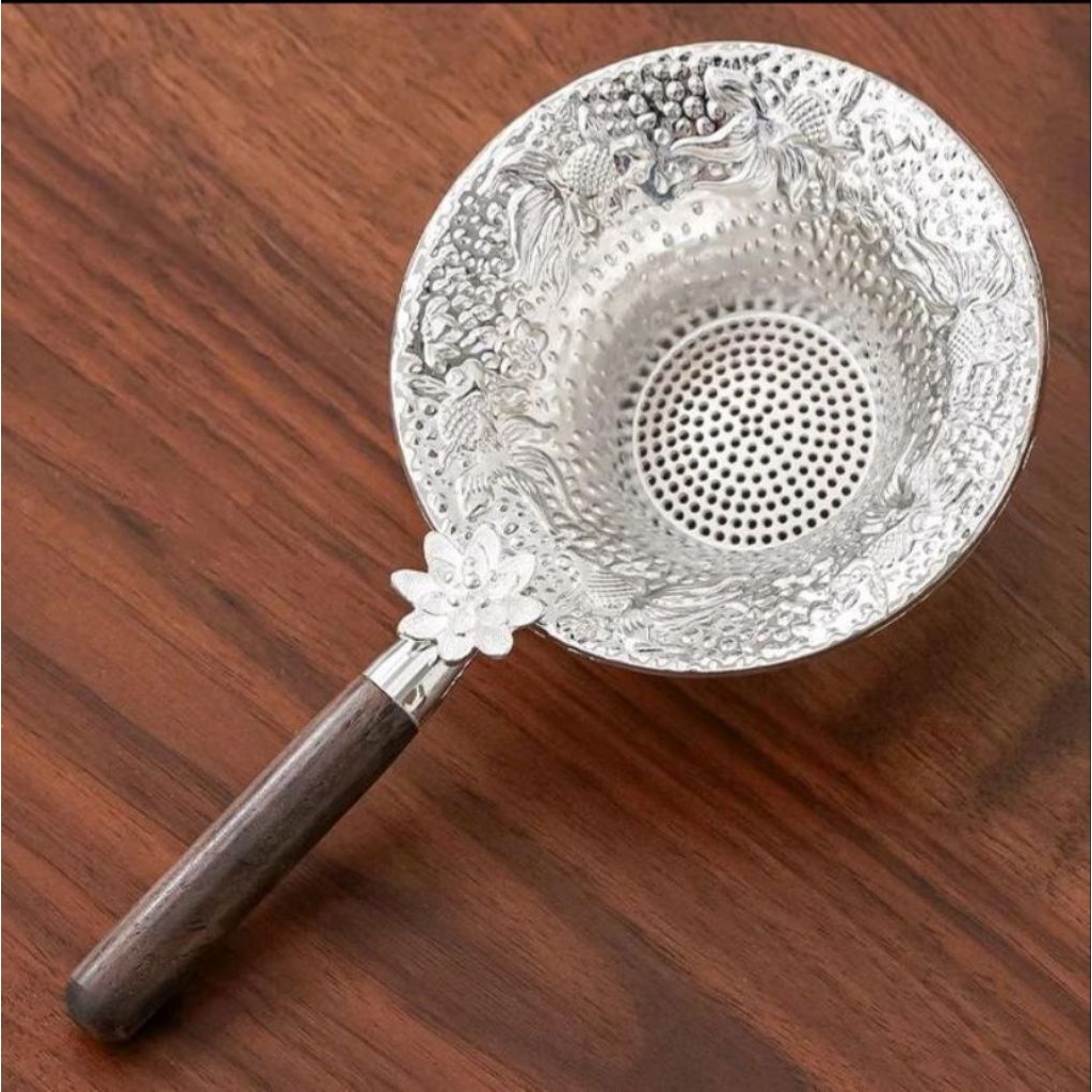 ที่กรองชาชุบเงิน999*