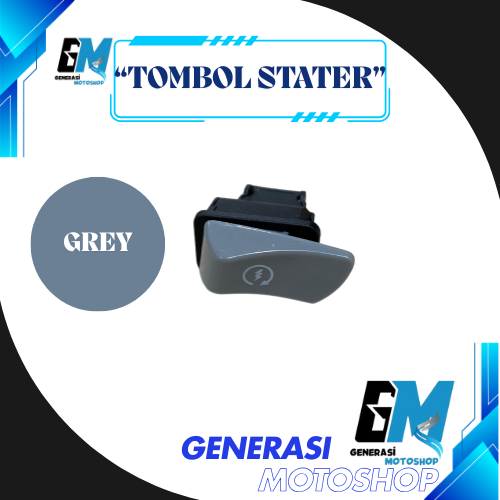 TOMBOL Honda Turn Signal / Sen / Sign + Hazard Switch Button สีเทา ขนาด 30mm 34mm Vietnam Grey