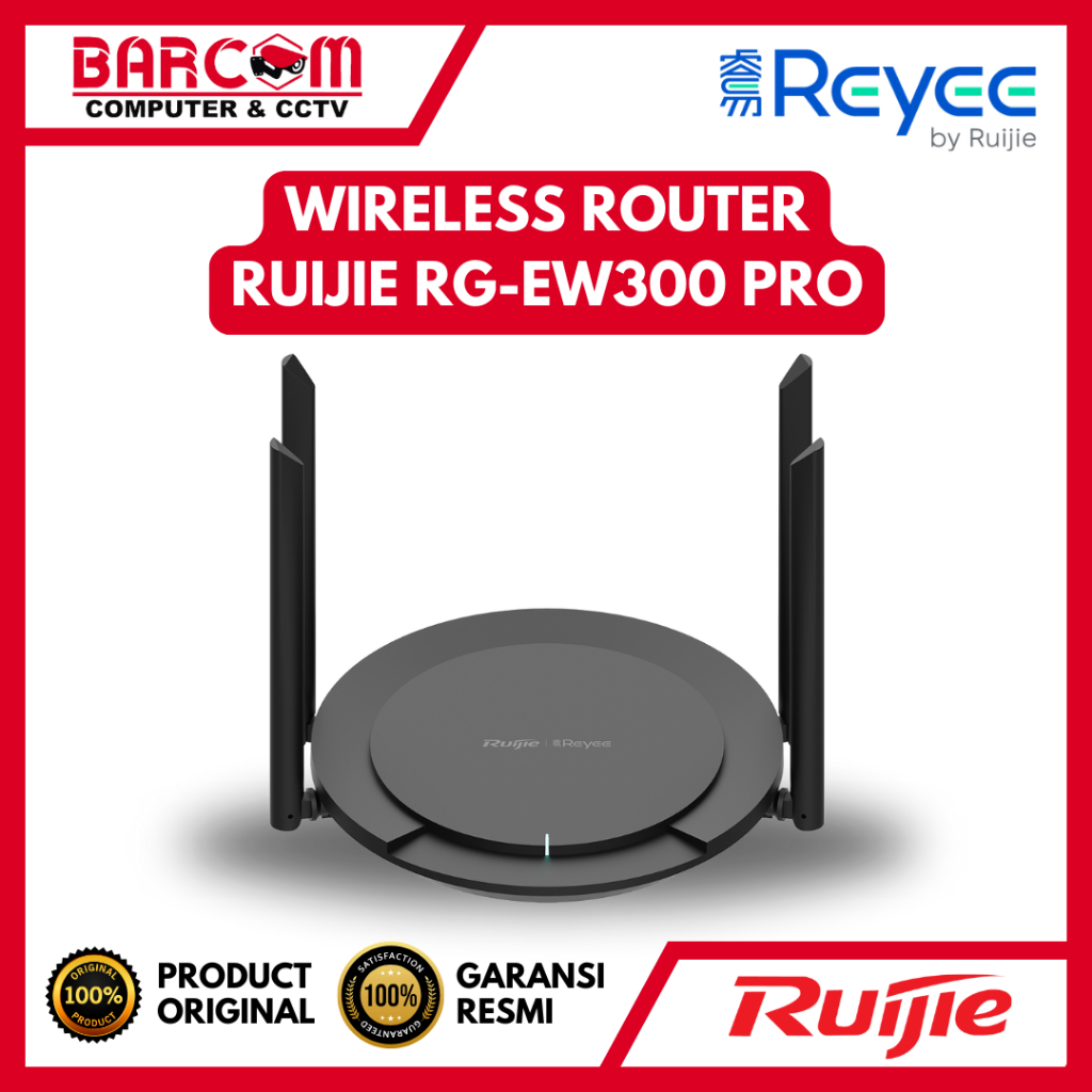 RUIJIE WIRELESS ROUTER SMART RG-EW300 PRO 300MBPS - REYEE ดั้งเดิมโดย RUIJIE