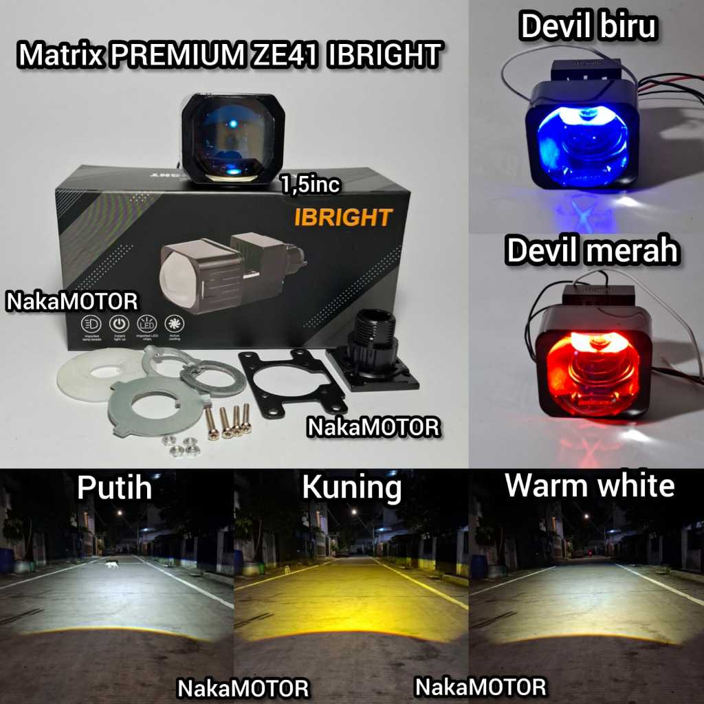 ไฟหน้าบิลเมทริกซ์ X1 ZE40 & ZE41