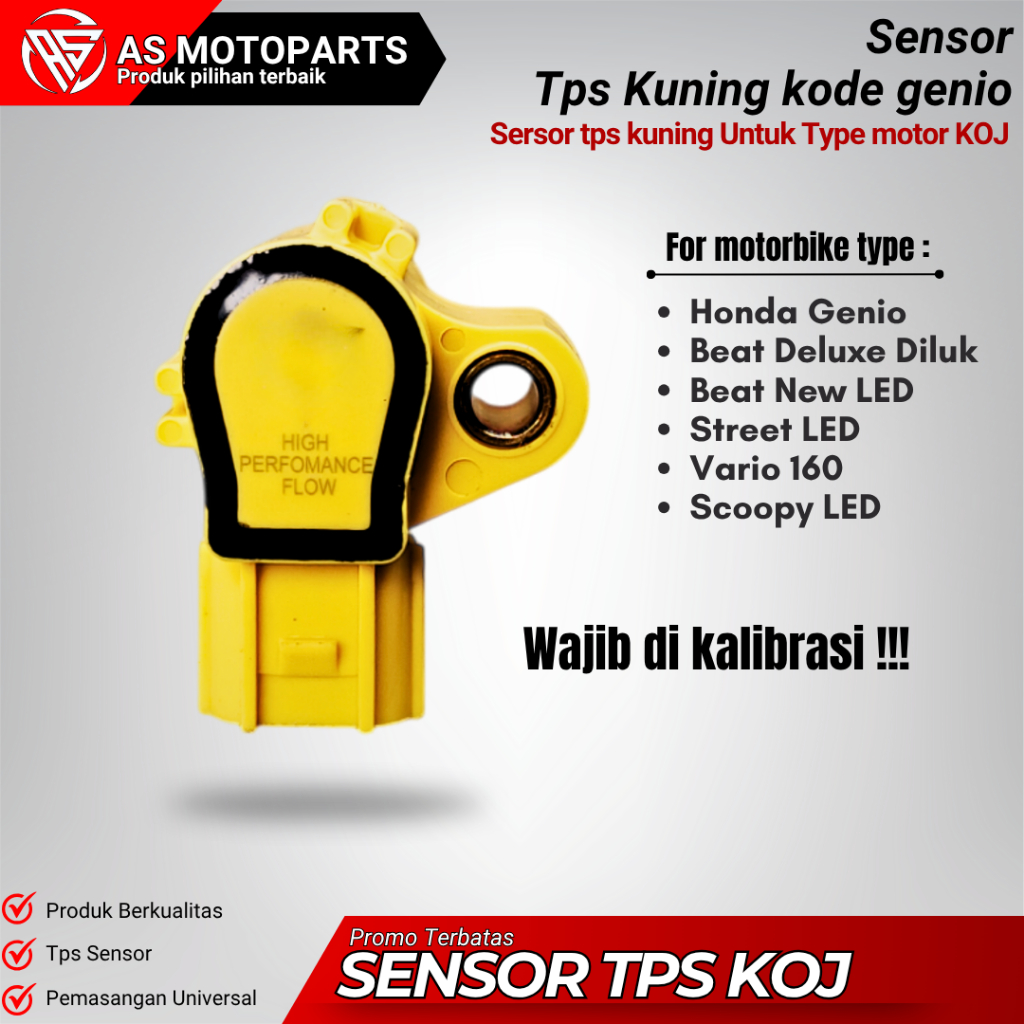 TPS SENSOR GENIO VARIO 160 BEAT DELUXE TPS SENSOR SCOOPY LED SENSOR TPS BEAT