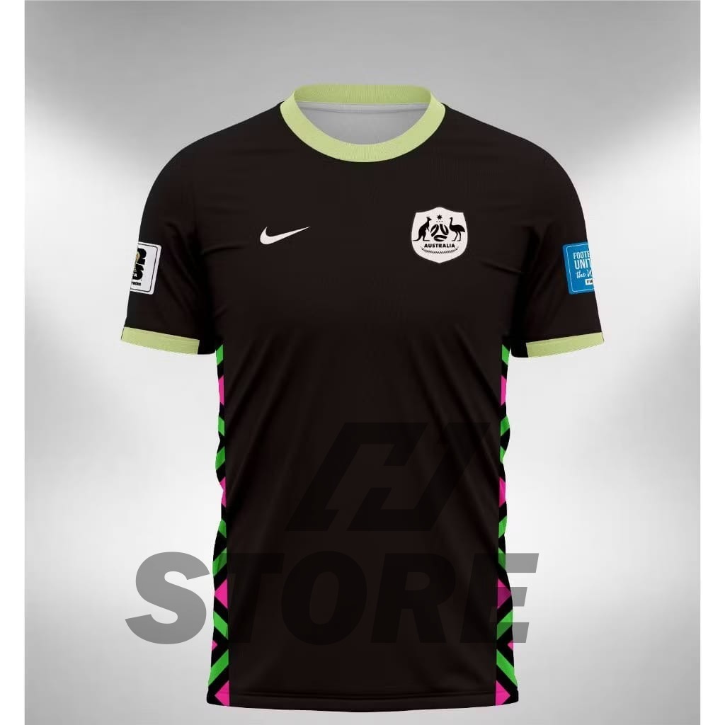 AUSTRALIA HOME AWAY JERSEY FULL PRINTING ฟรีที่กําหนดเอง NICKNAME