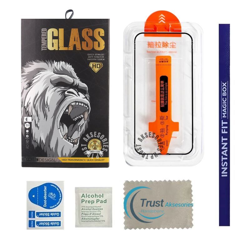 TEMPERED GLASS EASY INSTALL CLEAR GLOSSY OPPO A5i/A5 PRO/A3/A3X/A60/A79 5G/A3 PRO 5G/A18/A38/A78/A98