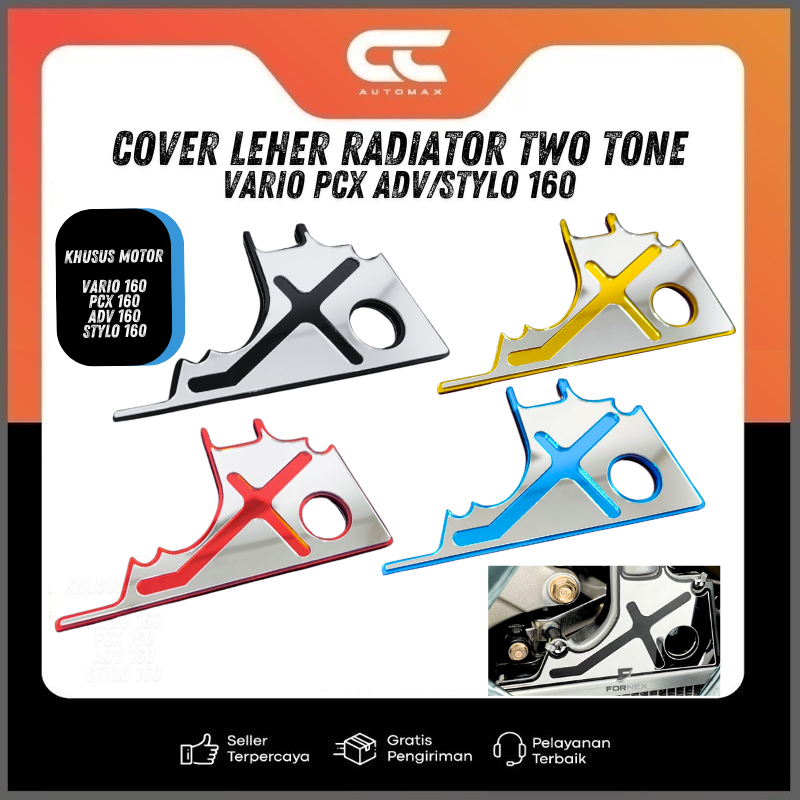 HONDA VARIO 160 PCX ADV STYLO 160 TWO TONE RADIATOR ฝาครอบคอ GARNISH