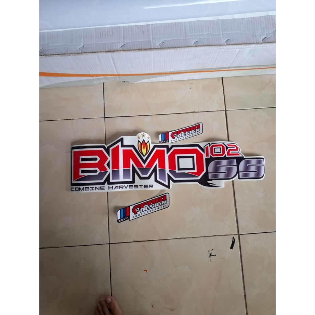 BIMO 102 SS BAKET STICKERS SINGLE AS SHOWN IN THE PHOTO 102SS