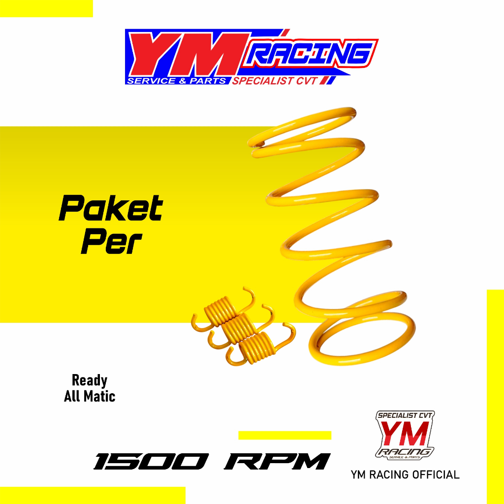 CVT 1500 RPM SPRING PACKAGE PLUS 1500 RPM CENTRI SPRING | CVT SPRING PLUS CENTRI SPRING 1500 RPM สํา