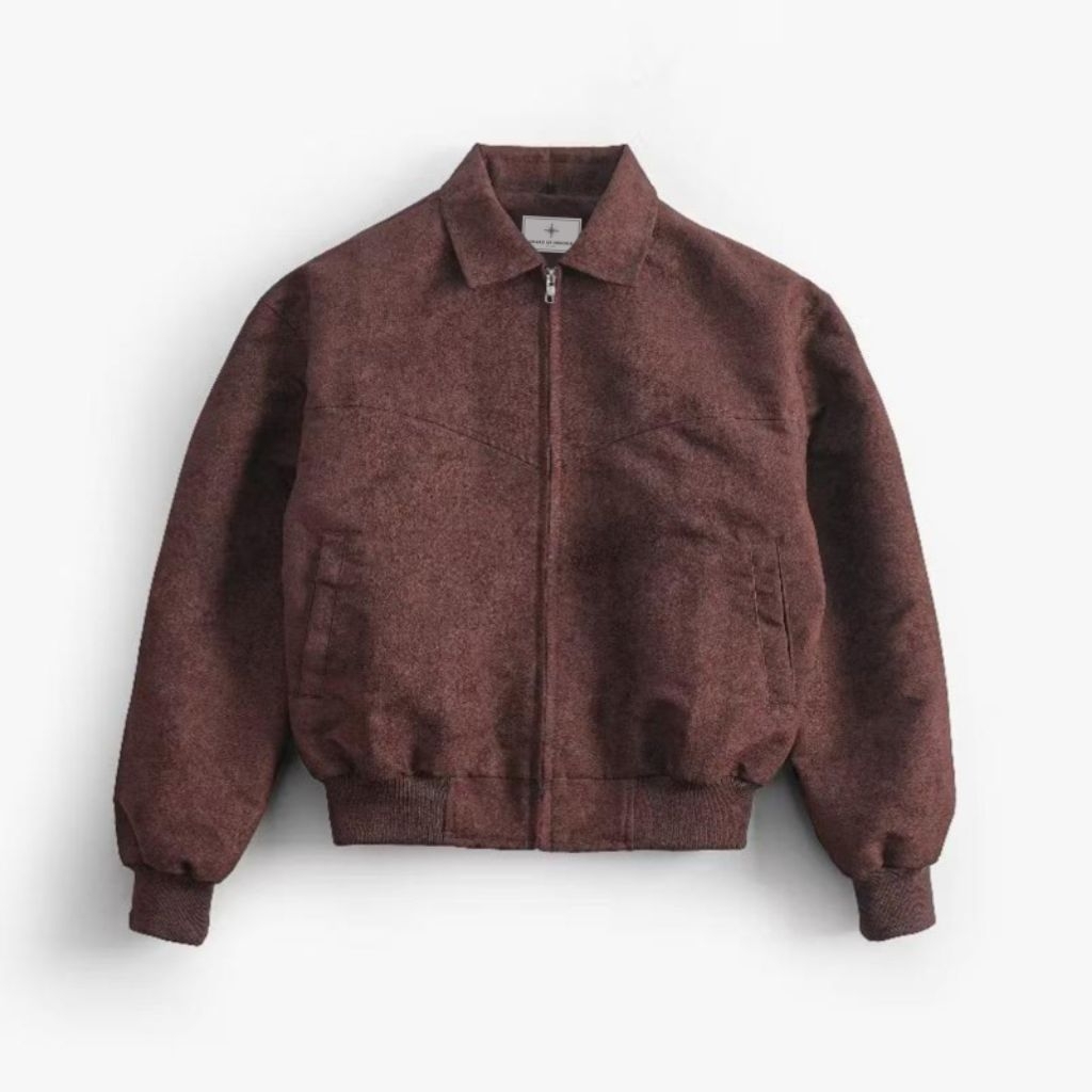 การ์ด Honour - เสื้อแจ็คเก็ต Tomford Suede Boxy-Cut Series M - XL