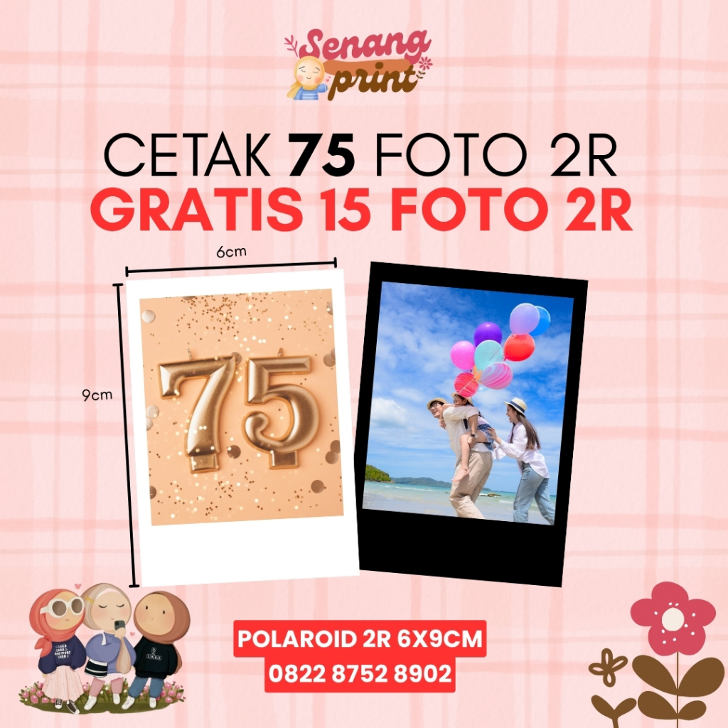 PRINT 75 PHOTOS BONUS 15 PHOTOS / PRINT 2R