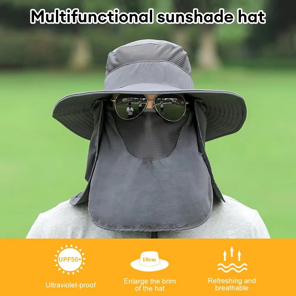 MATAHARI Jungle Sun หมวกเดินป่ากลางแจ้งชายหาด Mountain Gardening Garden ตกปลา Golf Bucket Visor Anti