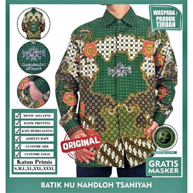 KEMEJA NU เสื้อบาติก One Century NU Batik 1 Century NU เครื่องแบบ 2nd Century