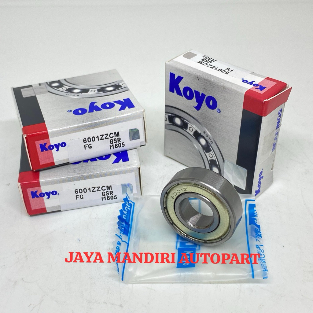 BEARING 6001ZZ KOYO BEARING IRON CAP 6001 ZZ KOYO