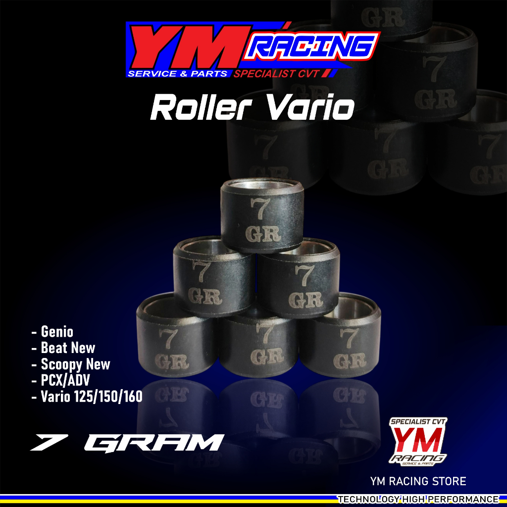 ROLLER 7 GRAM VARIO, ROLLER GENIO 7 GRAM, LOLER SET VARIO 125 || VARIO 150/160, ROLLER ADV PCX, ROLL