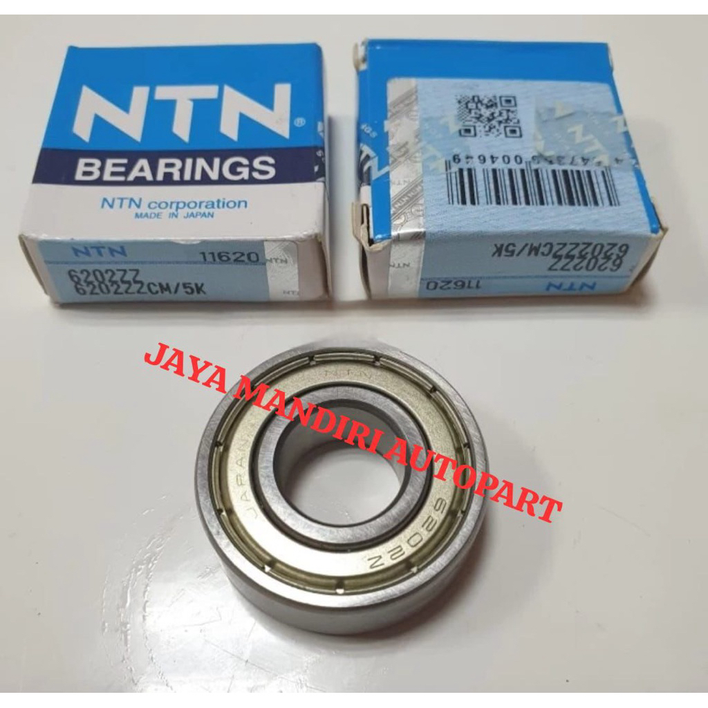 BEARING 6202 ZZ NTN IRON CAP DIMENSIONS 15x35x11MM