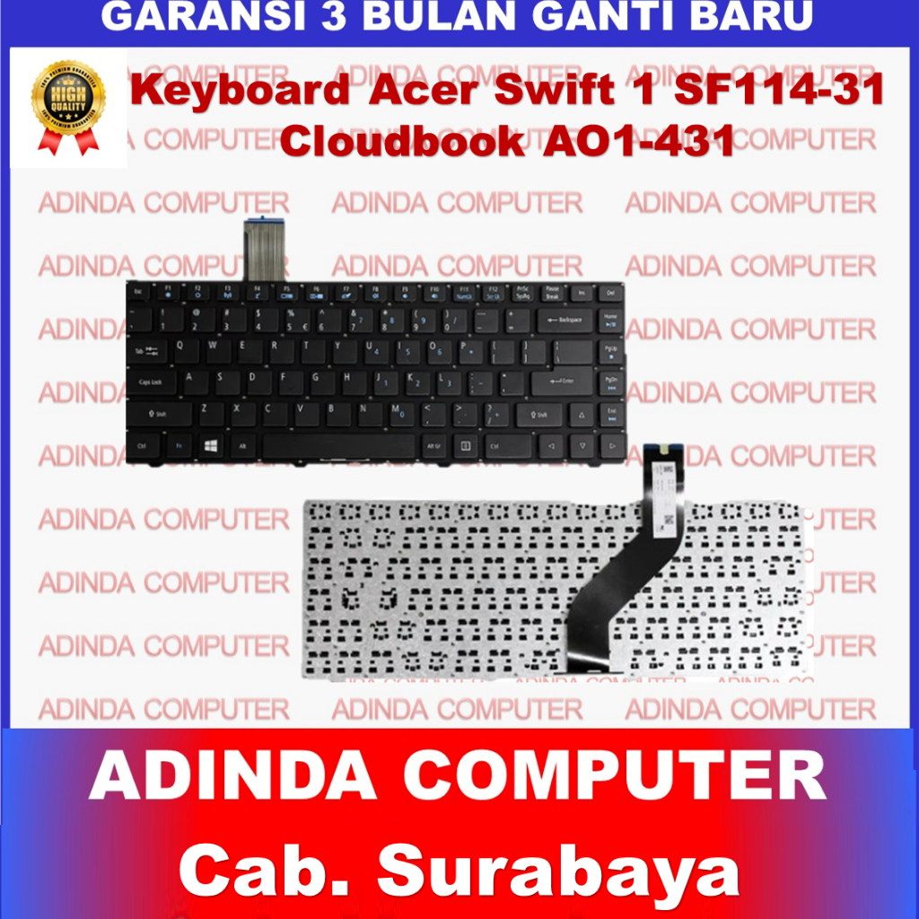 Acer Swift 1 SF114-31 Cloudbook AO1-431 SF114-31-C5NK n20h2 AO1-431-C8G8 AO1-431-C4XG Ao-431-c1fz N1