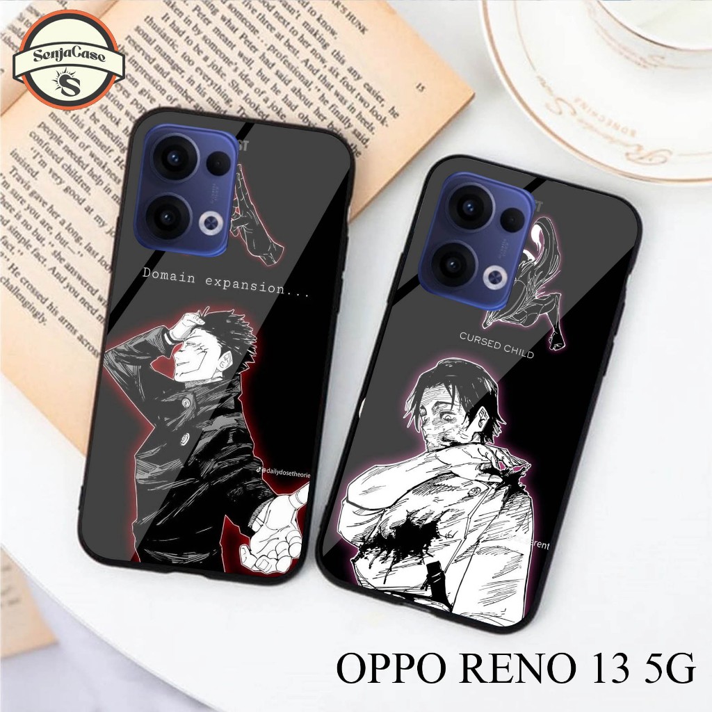 HP SENJACASE SOFTCASE GLASS TYPE 0PP0 RENO 13 5G ใหม่ล่าสุด - Silicone - เคสเคลือบเงา - เคส - ล่าสุด