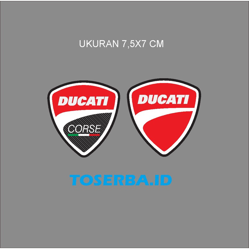 สติ๊กเกอร์ Ducati ขนาด 7.5x7ซม